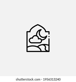 Vector de signo de icono de ventana,Símbolo, ilustración de logotipo para web y móvil