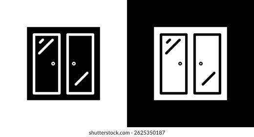 Window icon simple line vector. Symbol, logo.