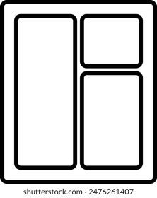 Icono de ventana Plantilla de diseño de moda