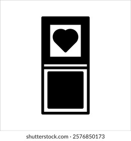 Window icon trendy design template, with white background