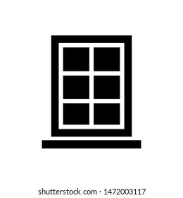 window  icon trendy flat design