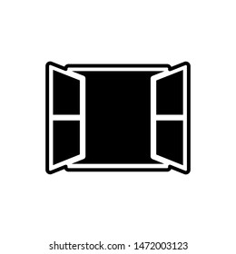 window  icon trendy flat design