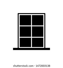 window  icon trendy flat design