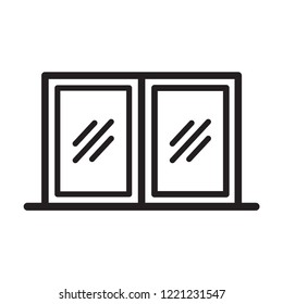 window icon in trendy flat style 