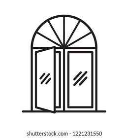 window icon in trendy flat style 