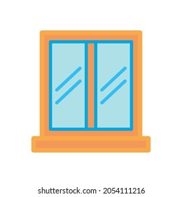 Window icon in trendy vector design illustration 
