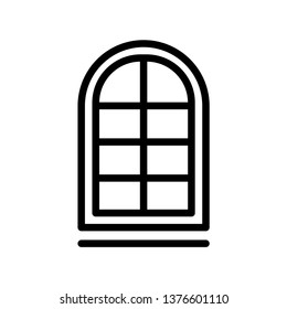 Window icon vector