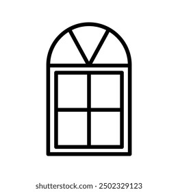 Window icon vector design color editable