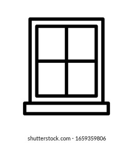 Window icon vector design template ilustration