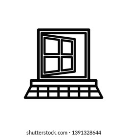 window icon vector flat design
