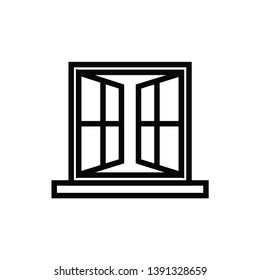 window icon vector flat design