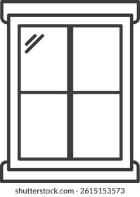 window icon vector illustration concept
