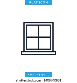 Window Icon Vector Illustration Design Template
