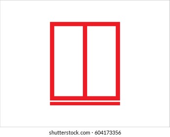 window, icon, vector illustration eps10
