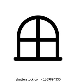 Window icon vector illustration logo template for many purpose. Isolated on white background.