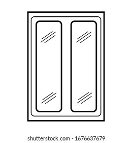 window icon vector illustration sign design
