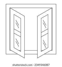Window icon vector illustration symbol design