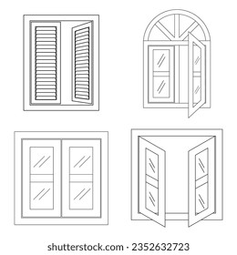 Window icon vector illustration symbol design