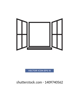 window icon vector illustration template