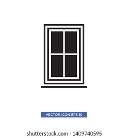 window icon vector illustration template