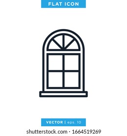 Window Icon Vector Logo Design Template