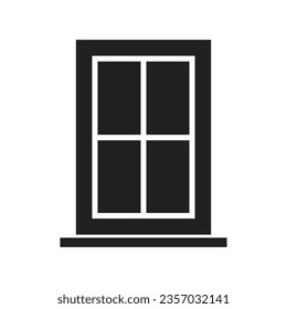 Window icon vector on trendy design