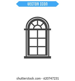Window icon. Vector sign symbol.