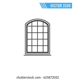 Window icon. Vector sign symbol.