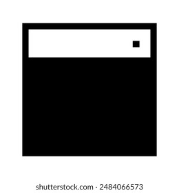 Window Icon Vector Symbol Design Illustration