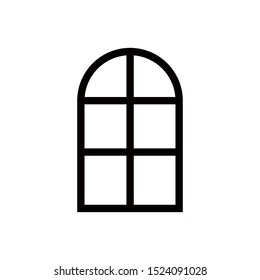 Window icon vector symbol illustration EPS 10