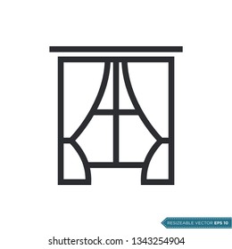 Window Icon Vector Template Illustration Design