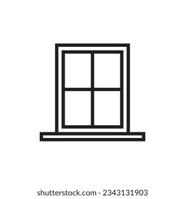 window icon vector template illustration logo design