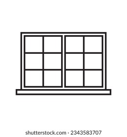 window icon vector template illustration logo design