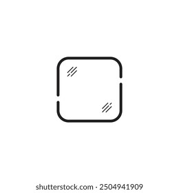 Icono de ventana Ilustración de Plantilla de Vector Diseño de logotipo