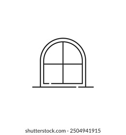 window icon vector template illustration logo design