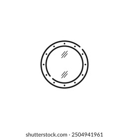 Icono de ventana Ilustración de Plantilla de Vector Diseño de logotipo
