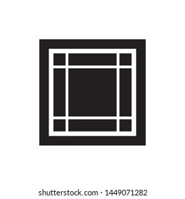window icon vector trendy flat design