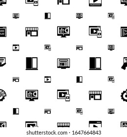window icons pattern seamless. Included editable filled Accounting software, layout, media player, Small business, Adaptive Streaming, web services icons. window icons for web and mobile.