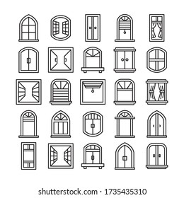 iconos de ventana definir el diseño del tema de línea