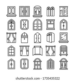iconos de ventana definir el diseño del tema de línea