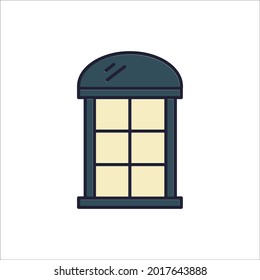 Window  icons symbol vector elements for infographic web