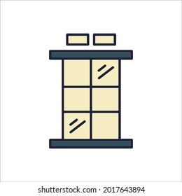Window  icons symbol vector elements for infographic web
