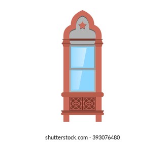 window interior exterior decor household furniture image vector