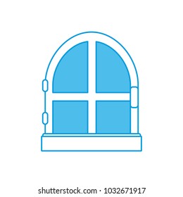 Window isolated symbol