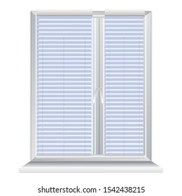 Window jalousie icon. Cartoon of window jalousie vector icon for web design isolated on white background