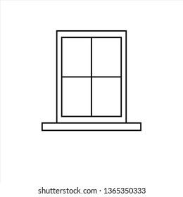window line icon,vector best line icon.