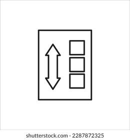 window line new vector icon