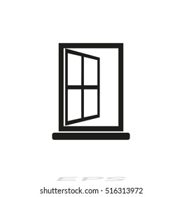 Window linear icon - vector symbol or logo