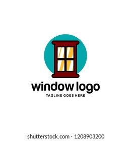 Window Logo Design. Window Logo Vector Template