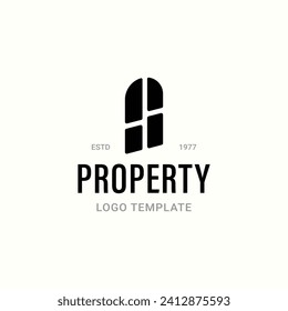 Window Logo Modern Real Estate Symbol Stock Illustration